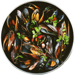 Whole Mussels Mariniere